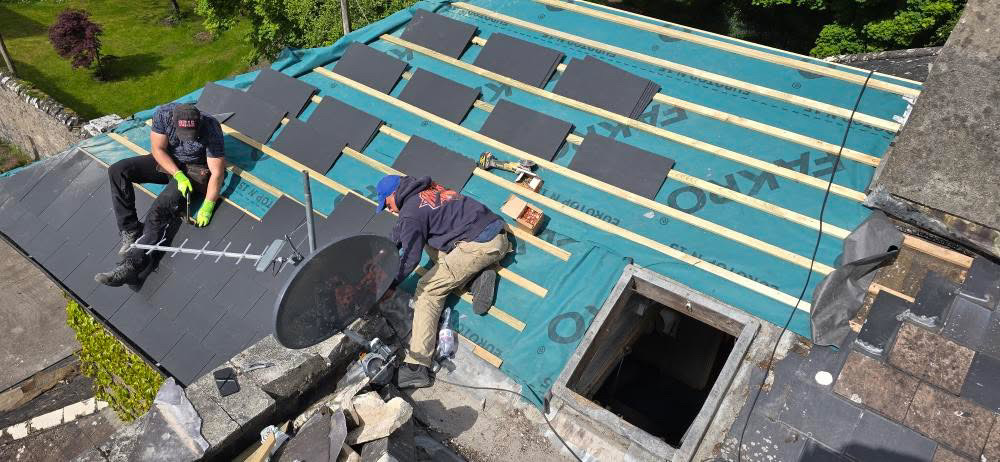 Roof preparation for tile installation Ireland